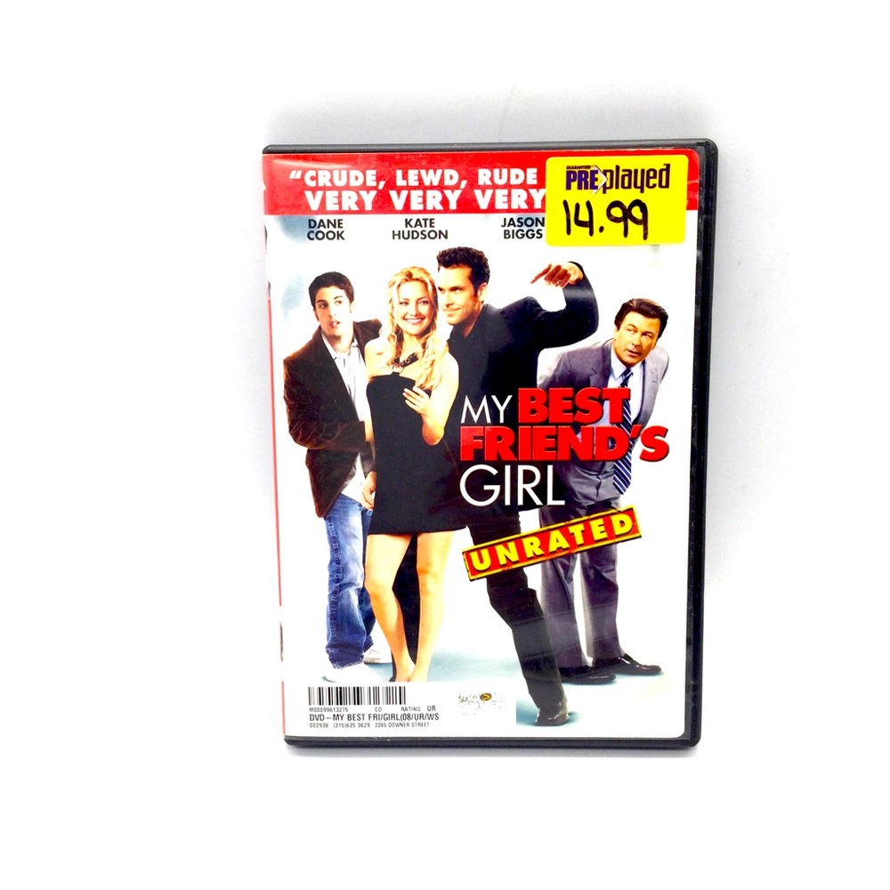 Vintage my best friends girl dvd .
